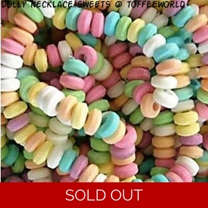 Candy Necklaces - Dolly Beads Necklace Novelty Retro Sweets